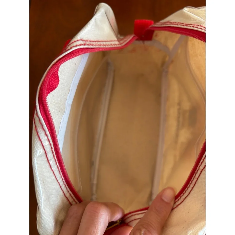Vintage 1998 Sanrio Patty & Jimmy Canvas Pouch Bag Rare Collectible Kawaii